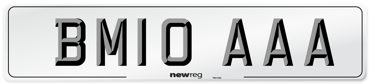 BM10 AAA Number Plate from New Reg